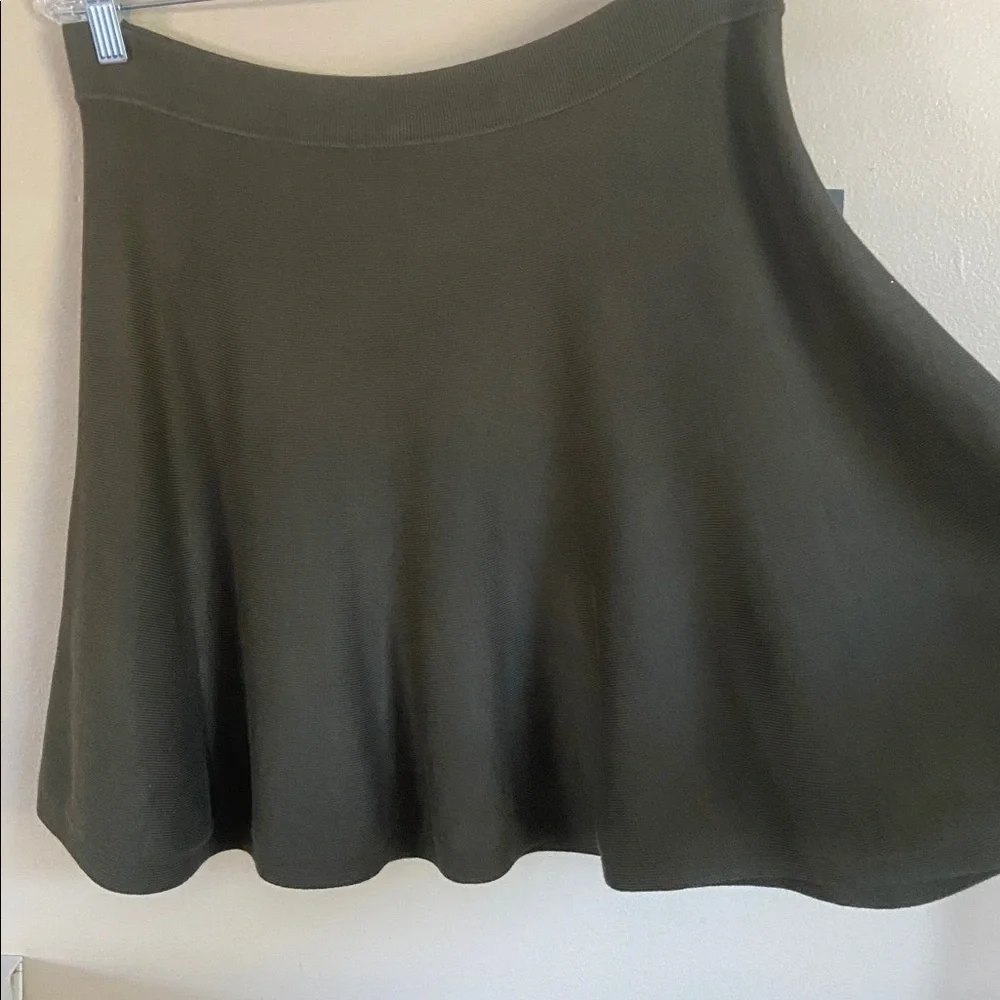 Tuckernuck HYACINTH HOUSE Olive Connie Knit Mini Skirt Large